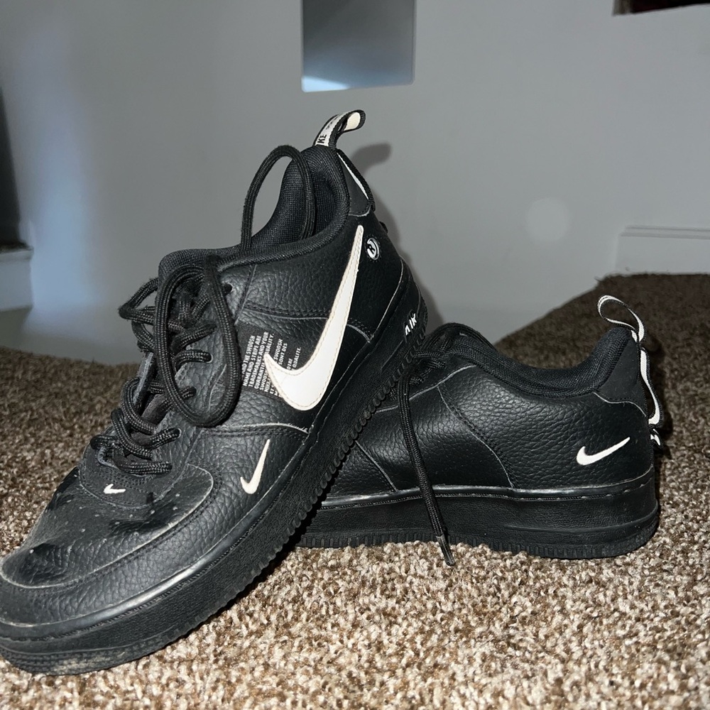 Black Nike Air Force 1s